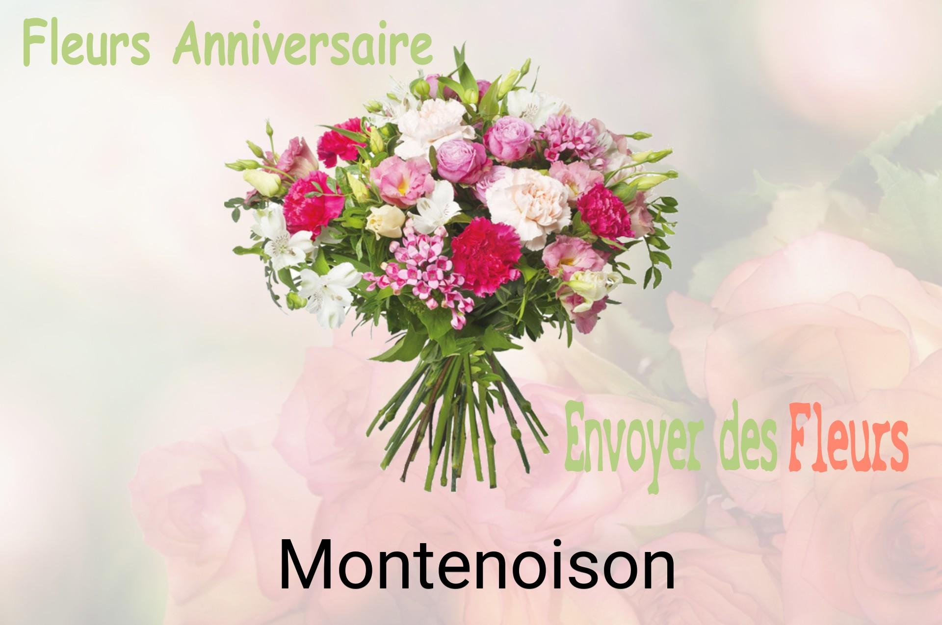 Bouquet de fleurs d’anniversaire livré à Montenoison